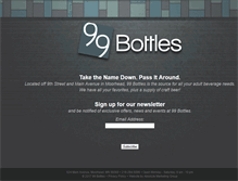 Tablet Screenshot of 99bottles.biz